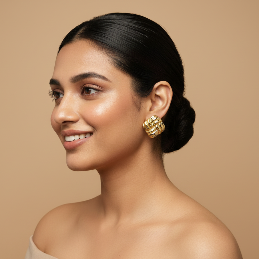 Minimal Square Shaped Stud