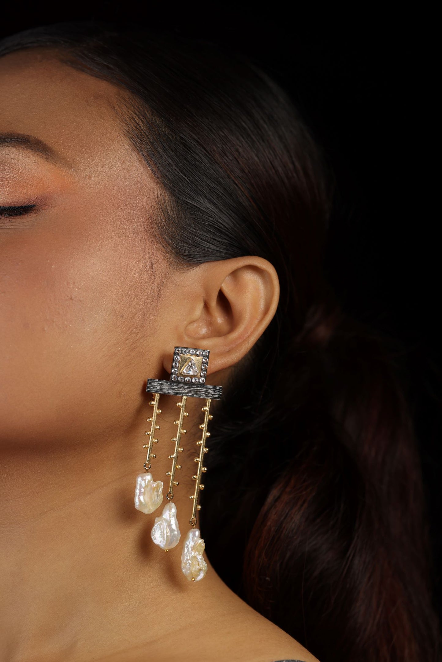 Abstract Pattern Earring