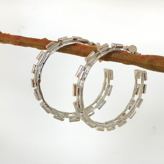 Brass Metal Hoop Earring