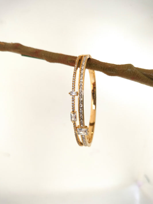 Golden Bracelet With Stone