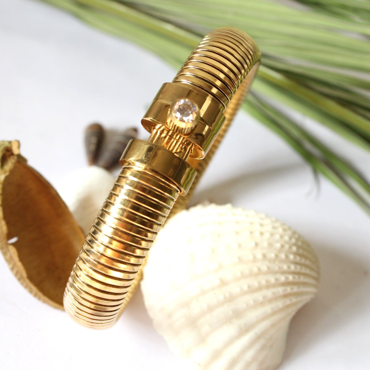 Solitaire Lock Design Bracelet