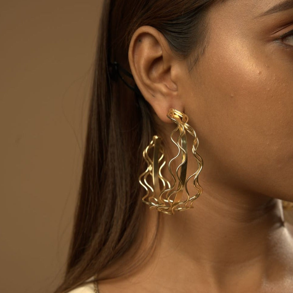 Statment Circle Round Earring