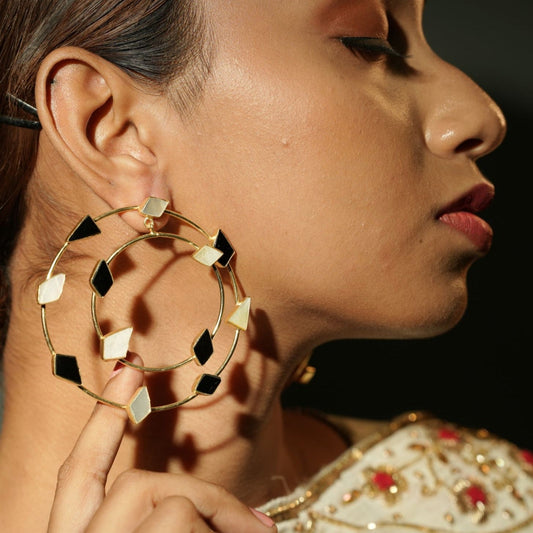 Circle Geomertric Earring