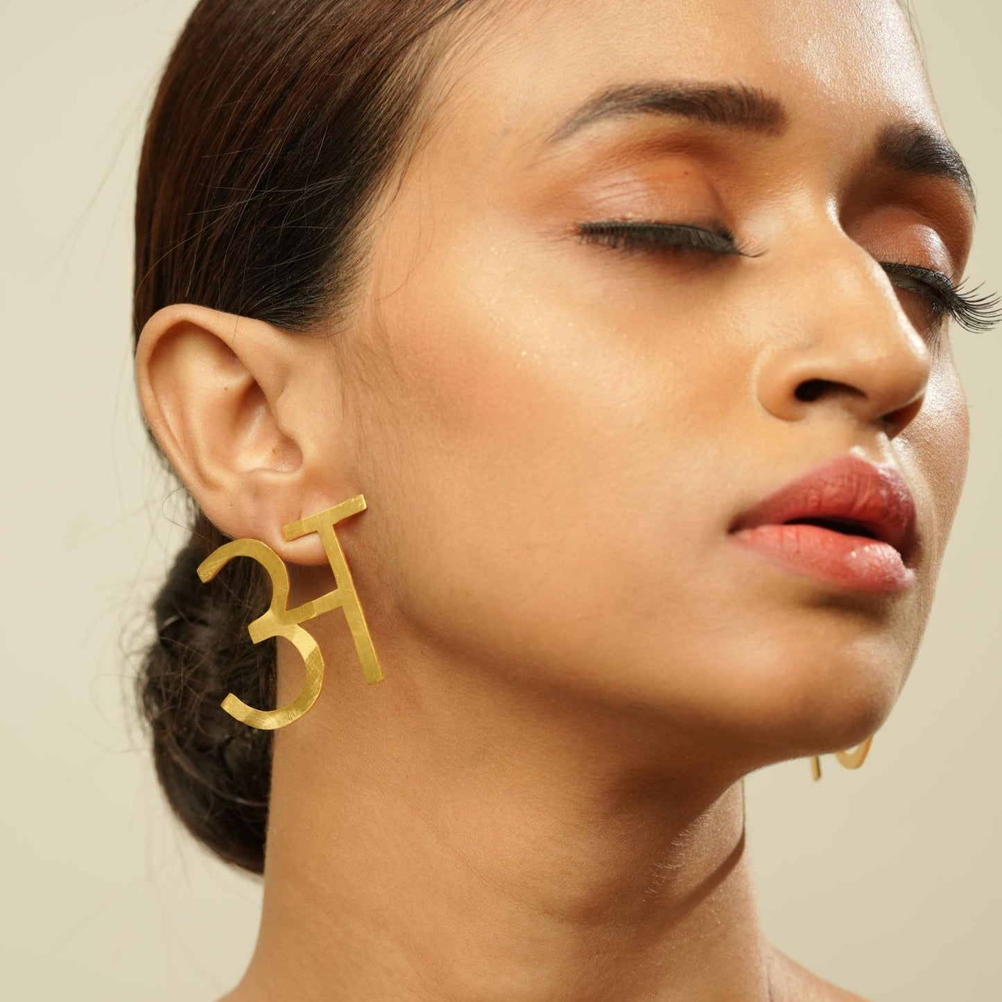 Hindi Alphabet Earring