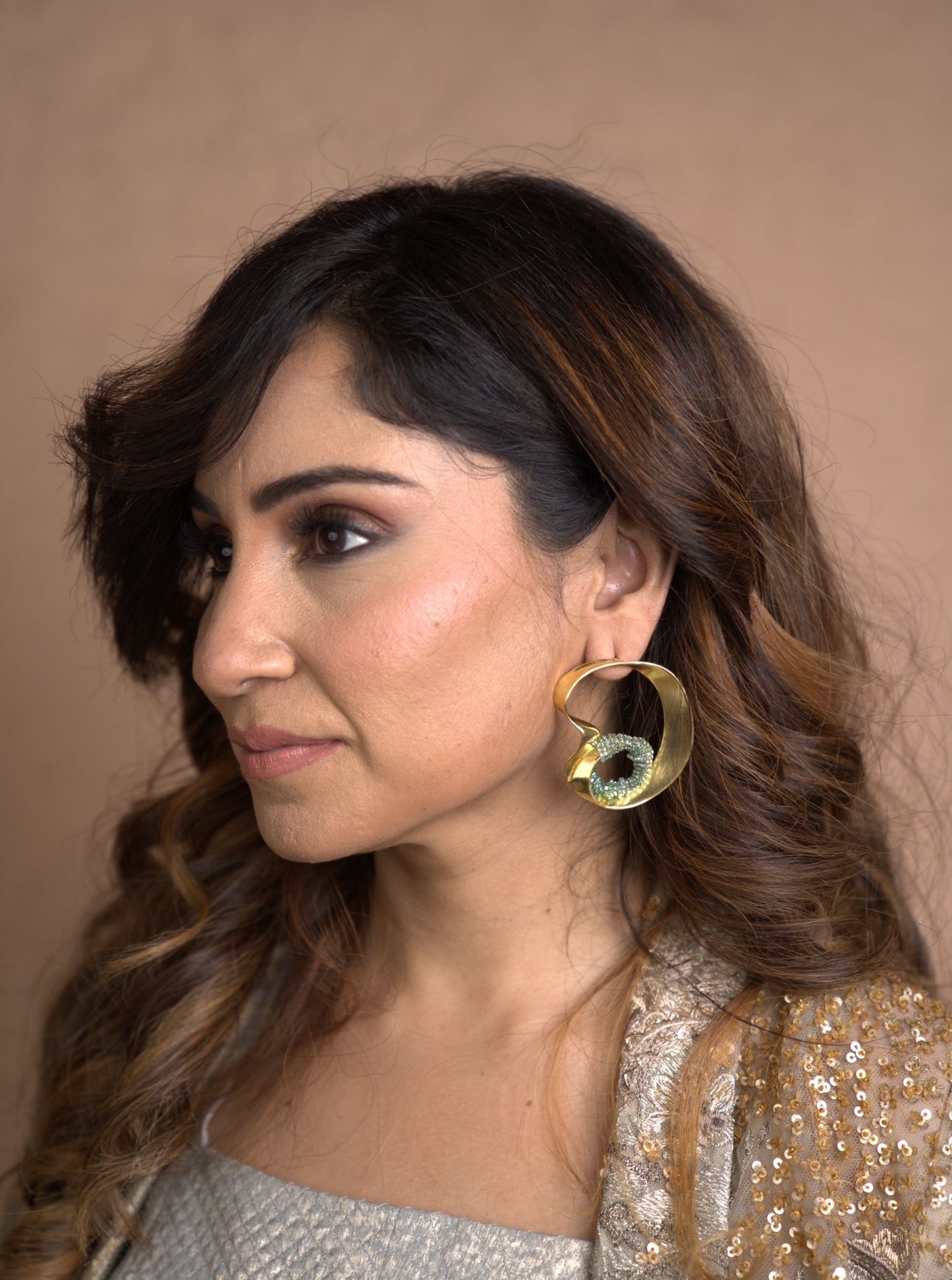 Beaded Echo Earring