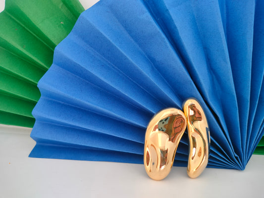 Geometic irregular Stud Earring