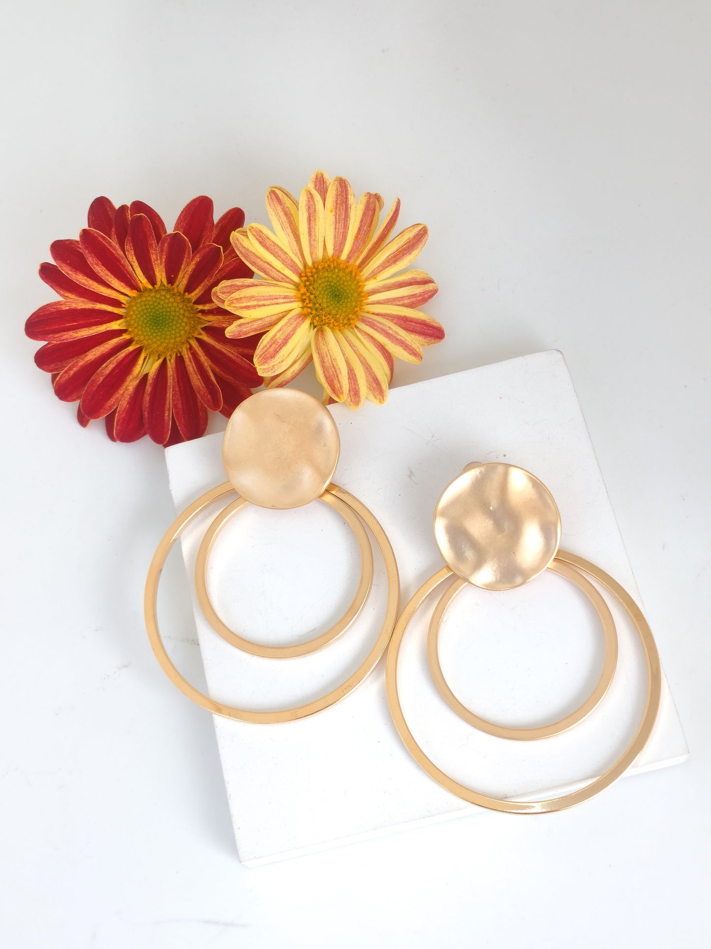 Big Round Hollow Earring