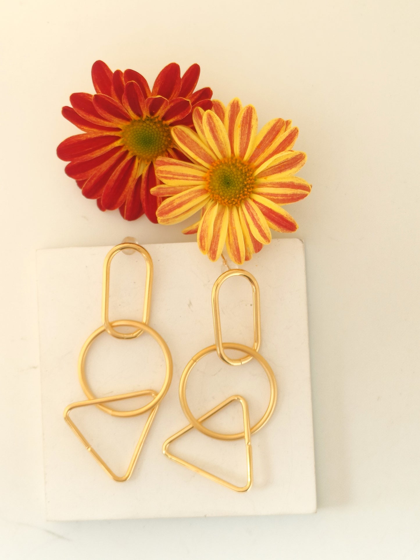 Golden Shaped Earring