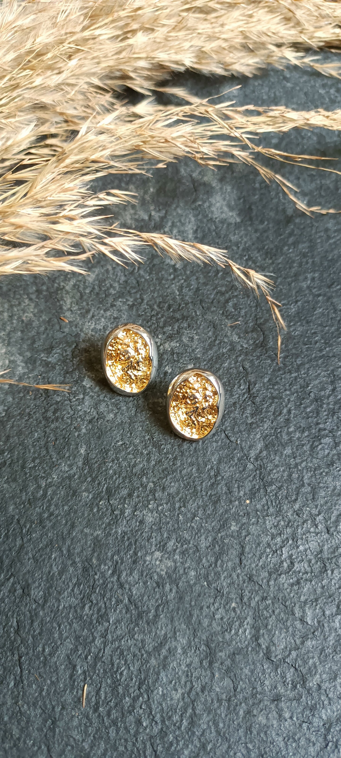 Golden Stud Earring