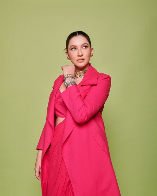 Silver Rawadi Kundan Bangles