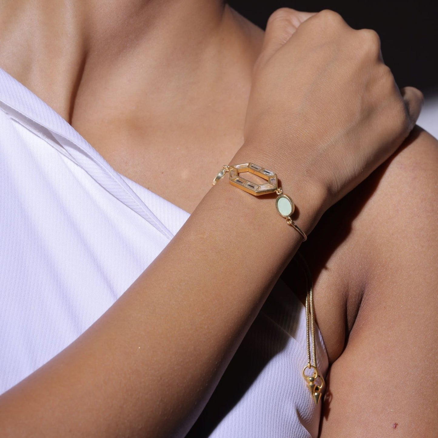 Mirror stud Bracelet