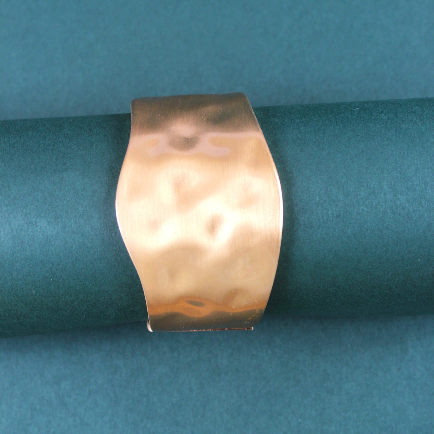 Minimalist Matte Gold Statement Cuff Bracelet