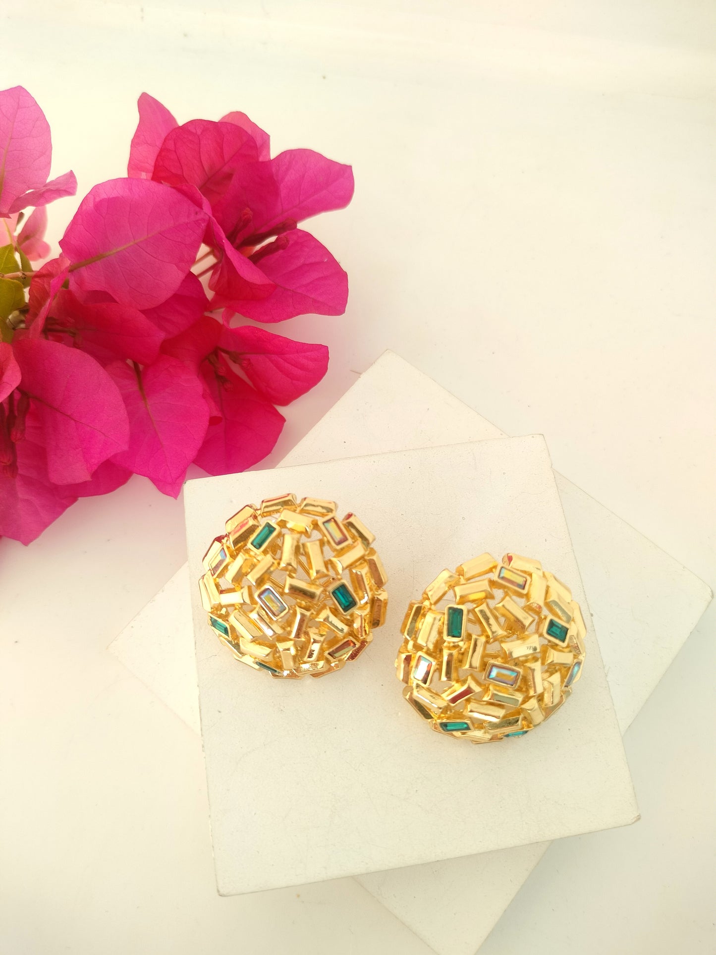 Golden Stud Earring