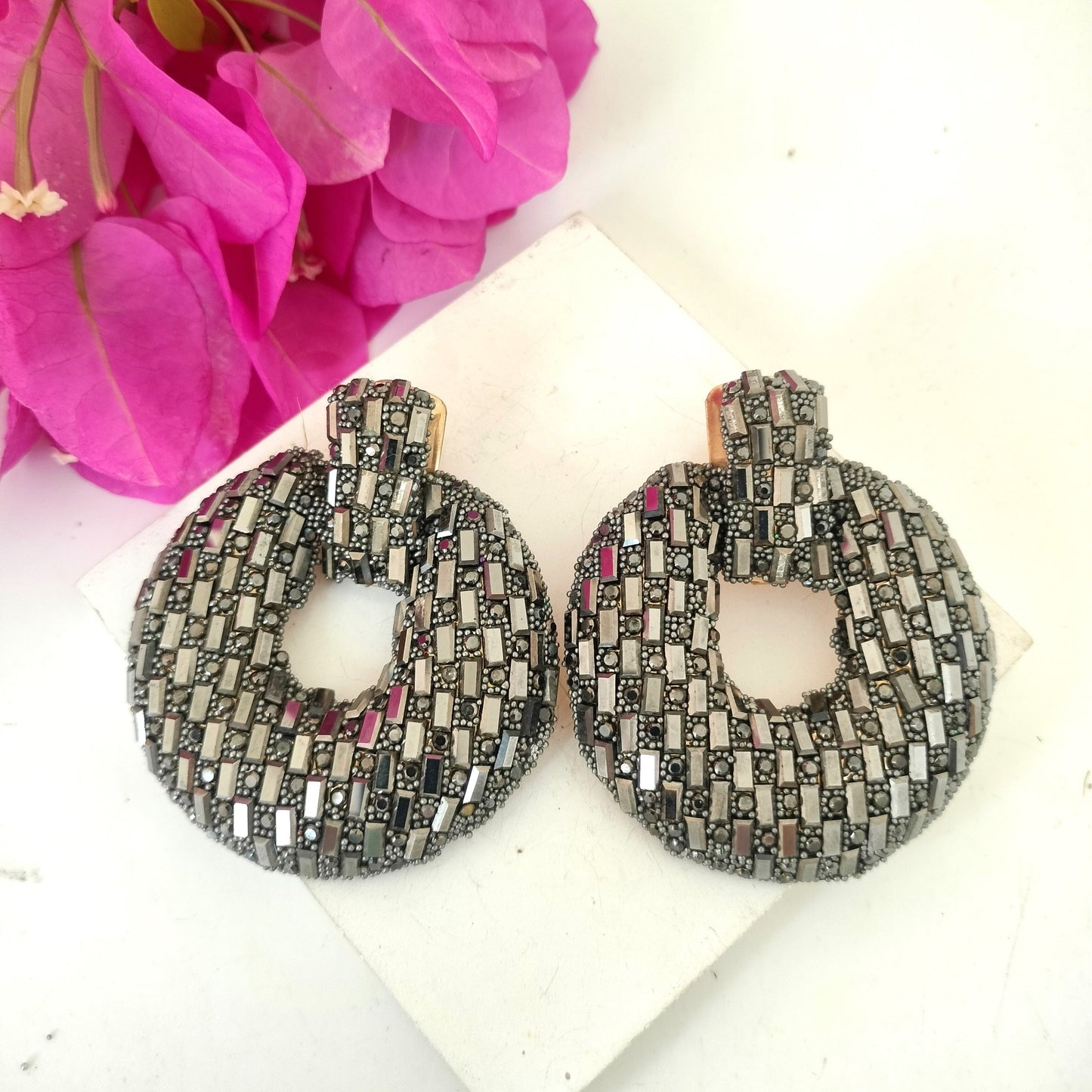 Rhinostone Party Wear Earring