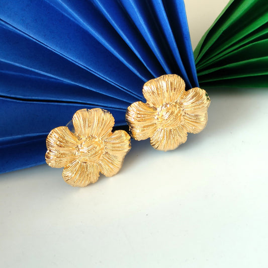 Golden Flower Stud