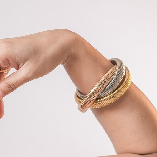 Triple Coil Bracelet