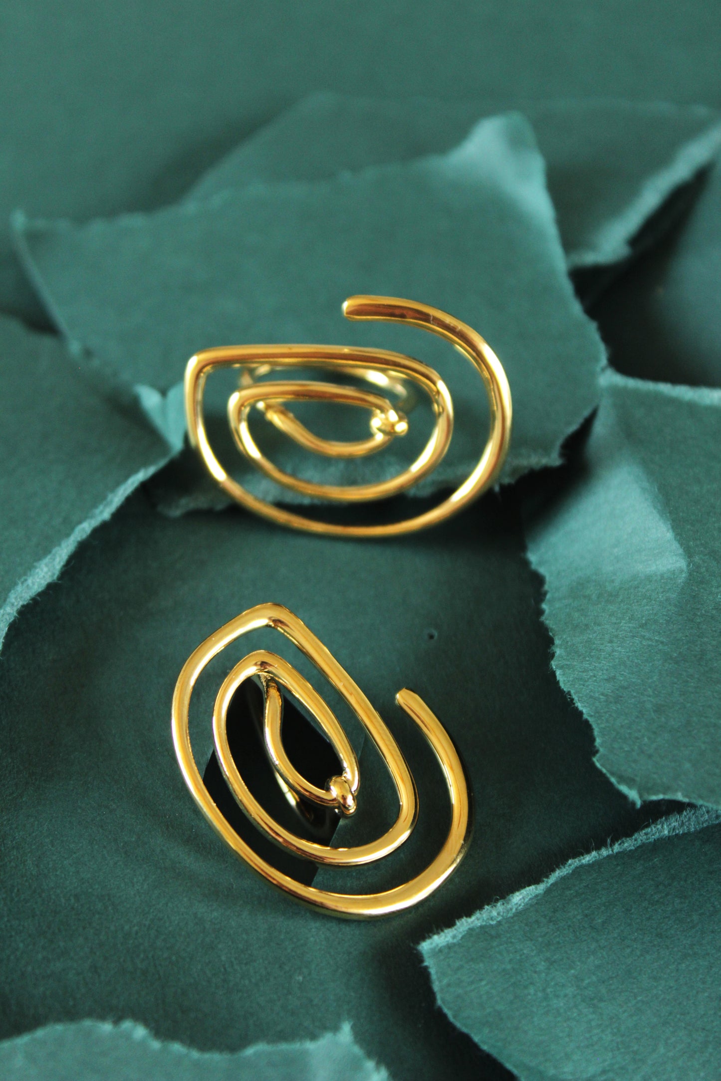 Golden Spiral Ring