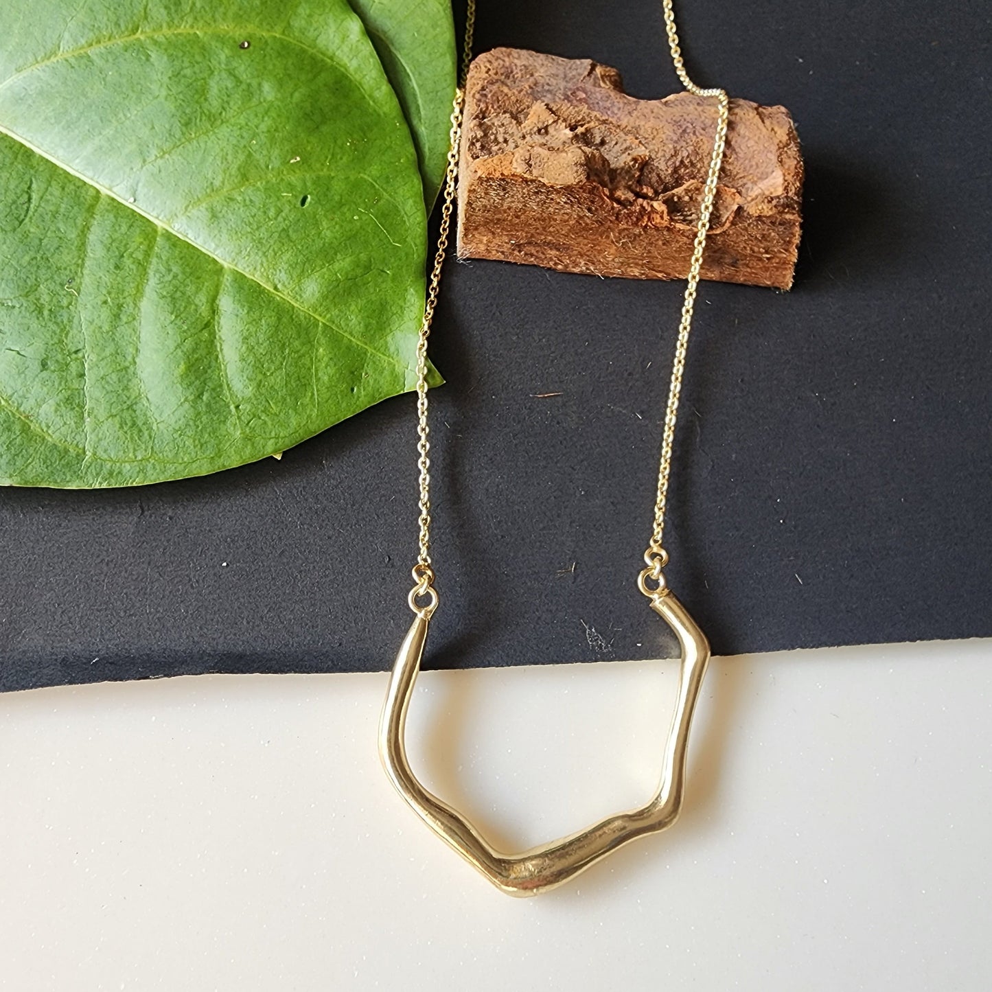Gold Long Neckpiece
