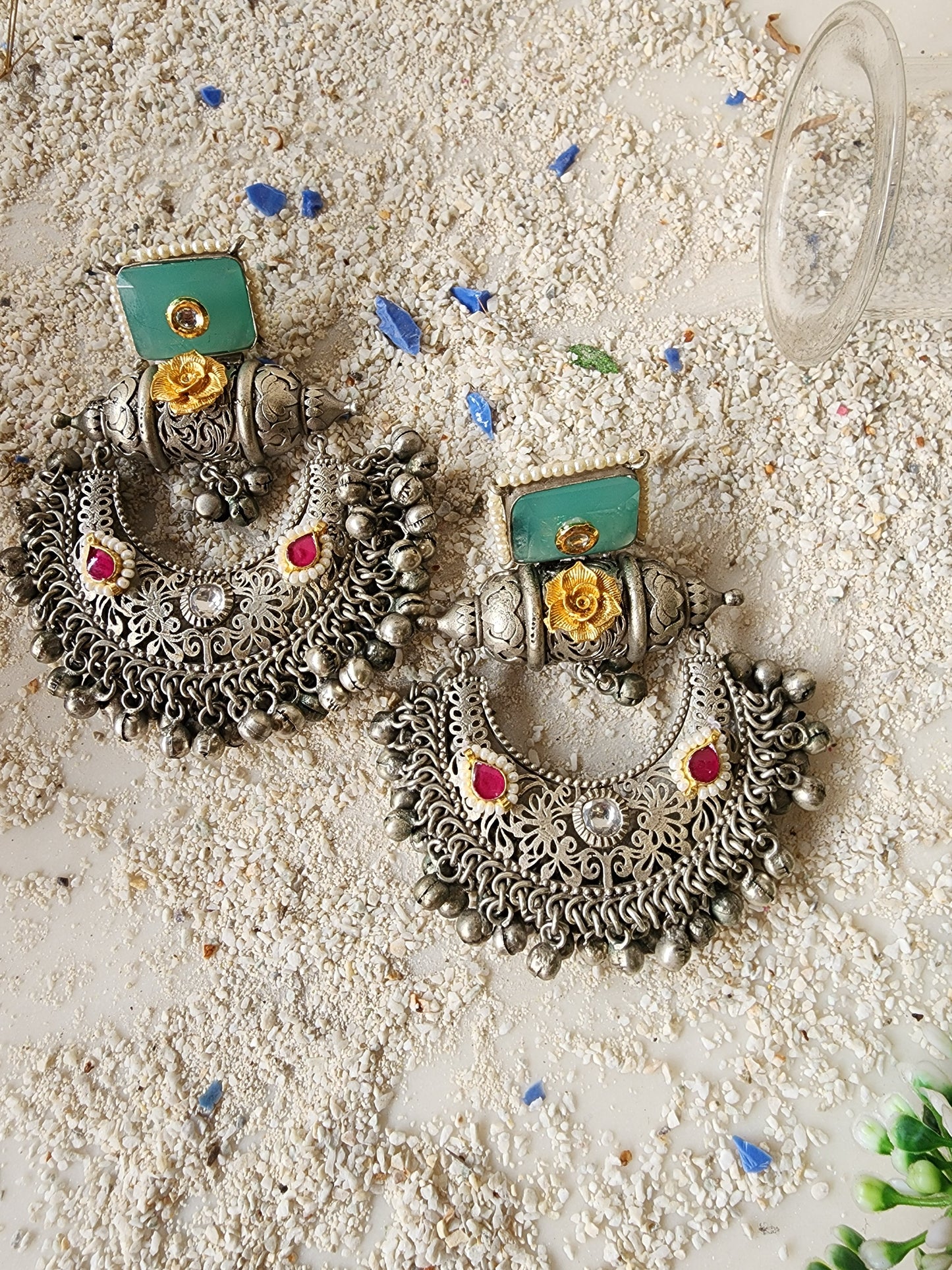 Silver Chandelier Earring