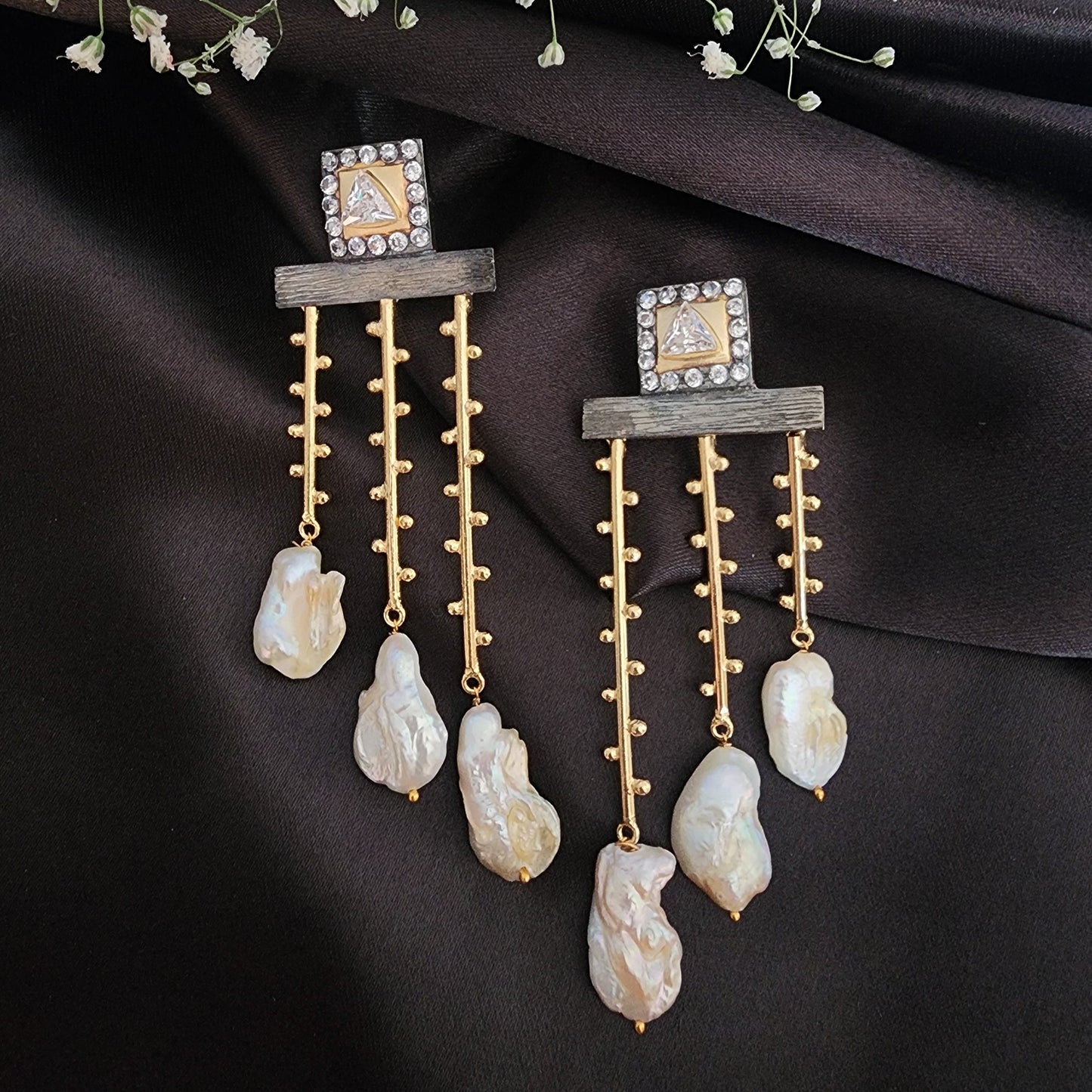 Abstract Pattern Earring