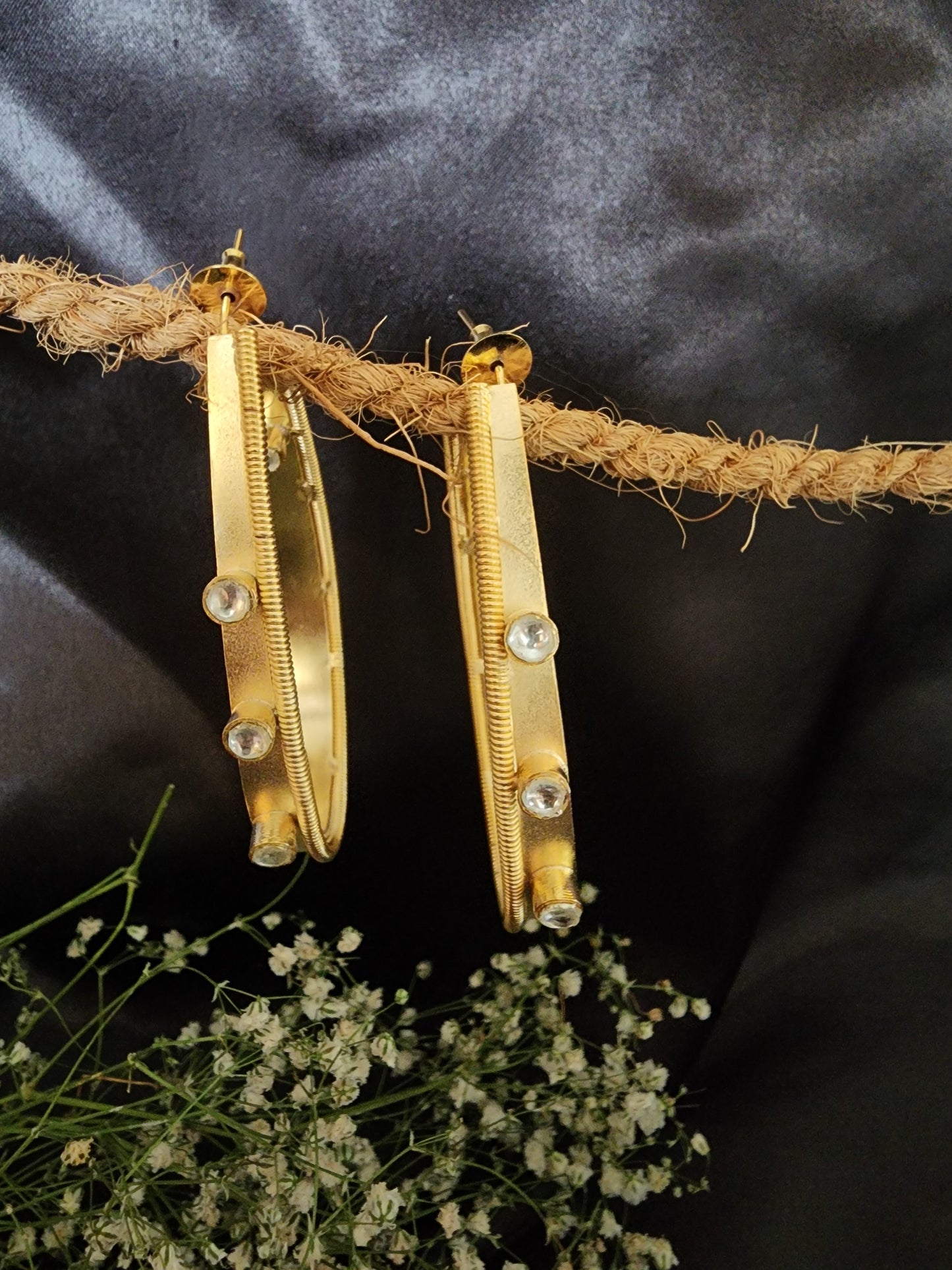 Oval Shaped Hoops
