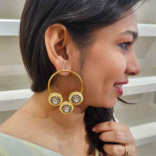 Daisy Statement Earring