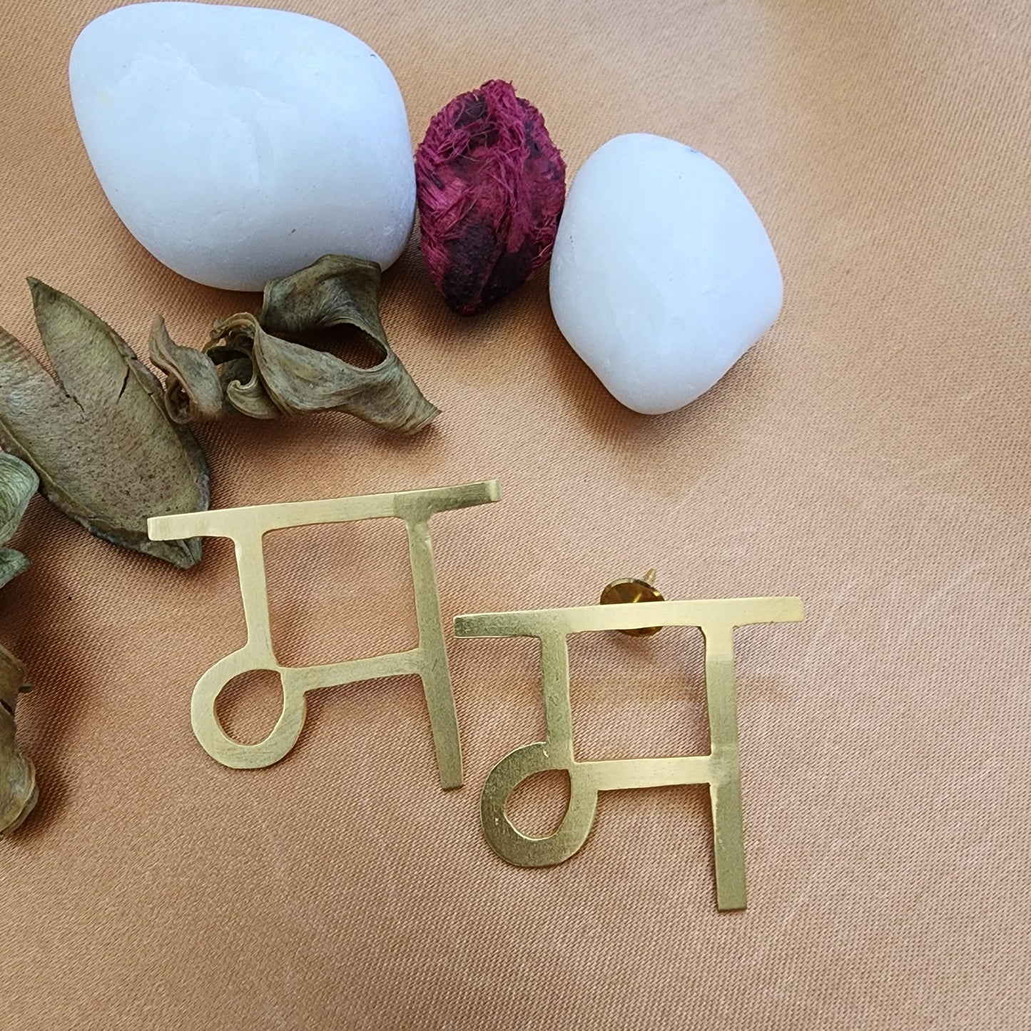 Hindi Alphabet Earring