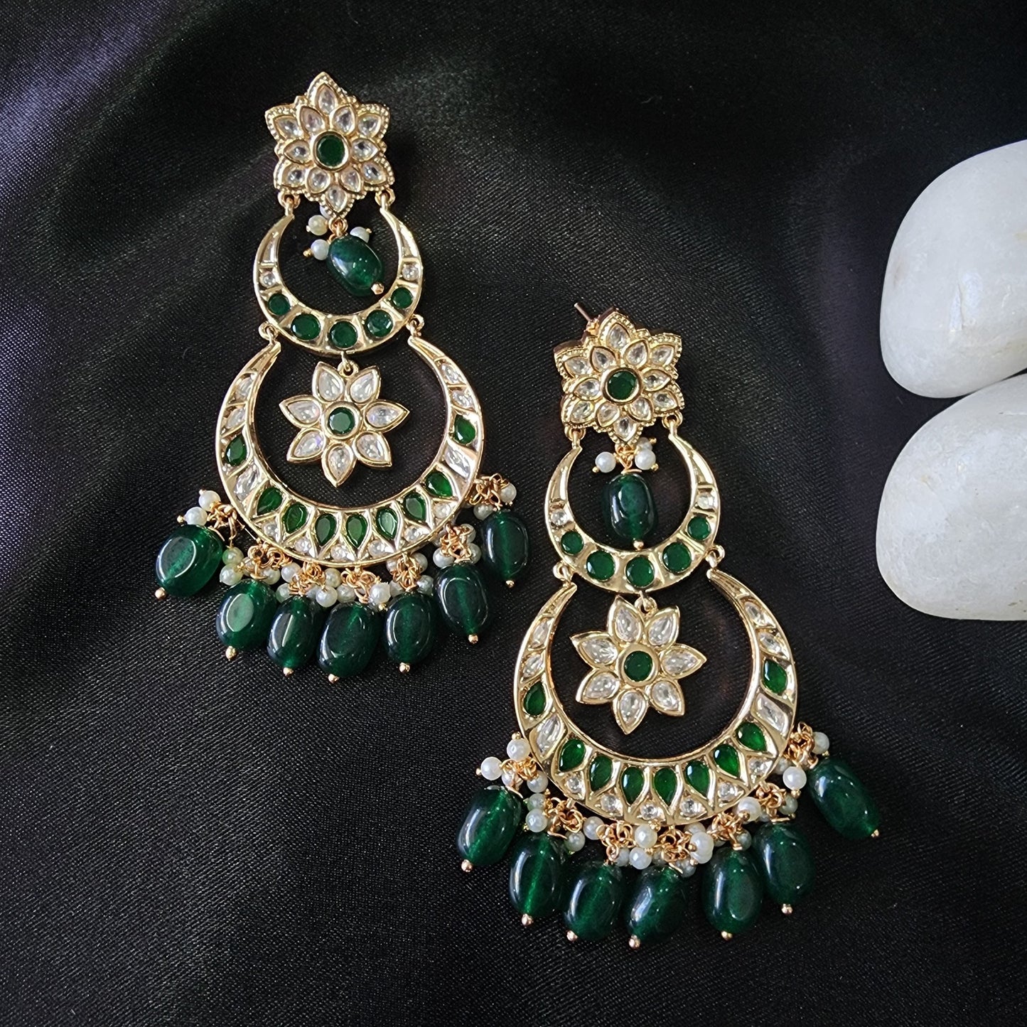 Ruby Stone Chandelier Earring