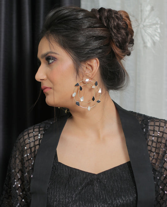 Circle Geomertric Earring