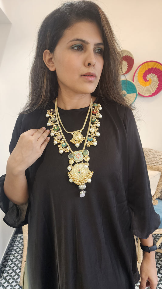 Double  Layer Long Neckpiece
