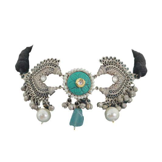 Turquoise Blue Choker - The Bling Girll