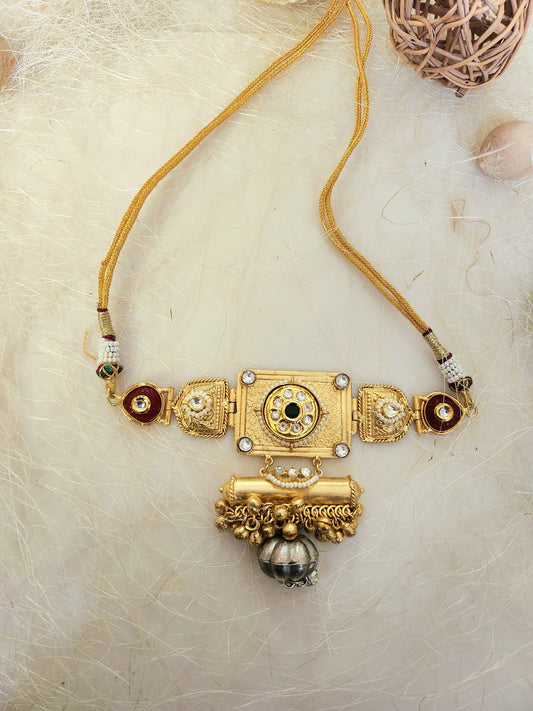 Choker Neckpiece With Ghungroo