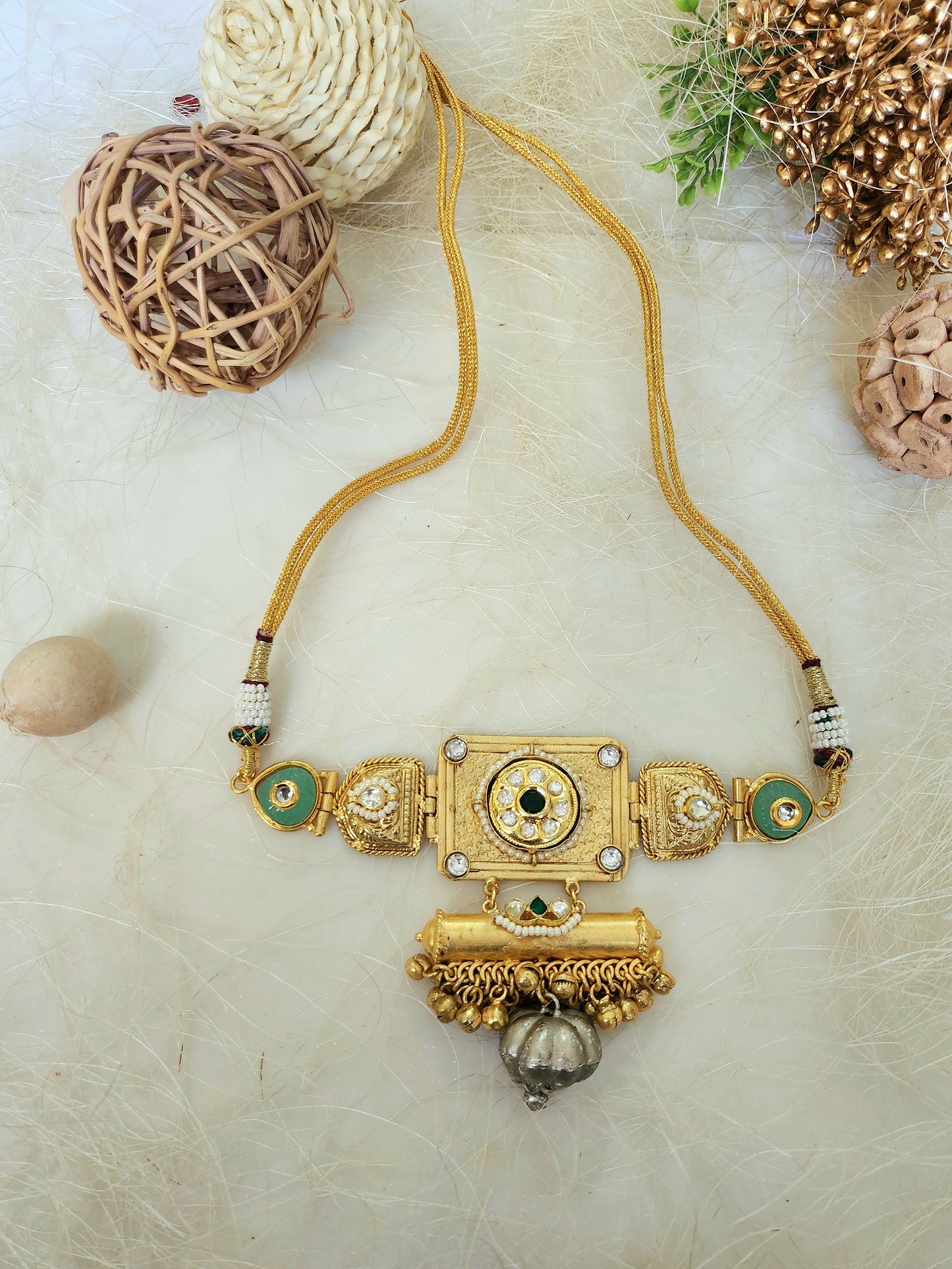 Choker Neckpiece With Ghungroo