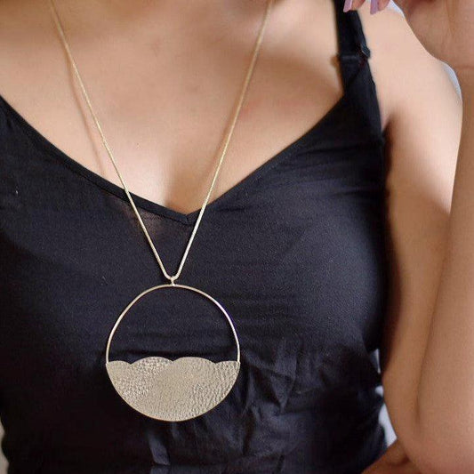 Golden Half Moon Western Neckpiece