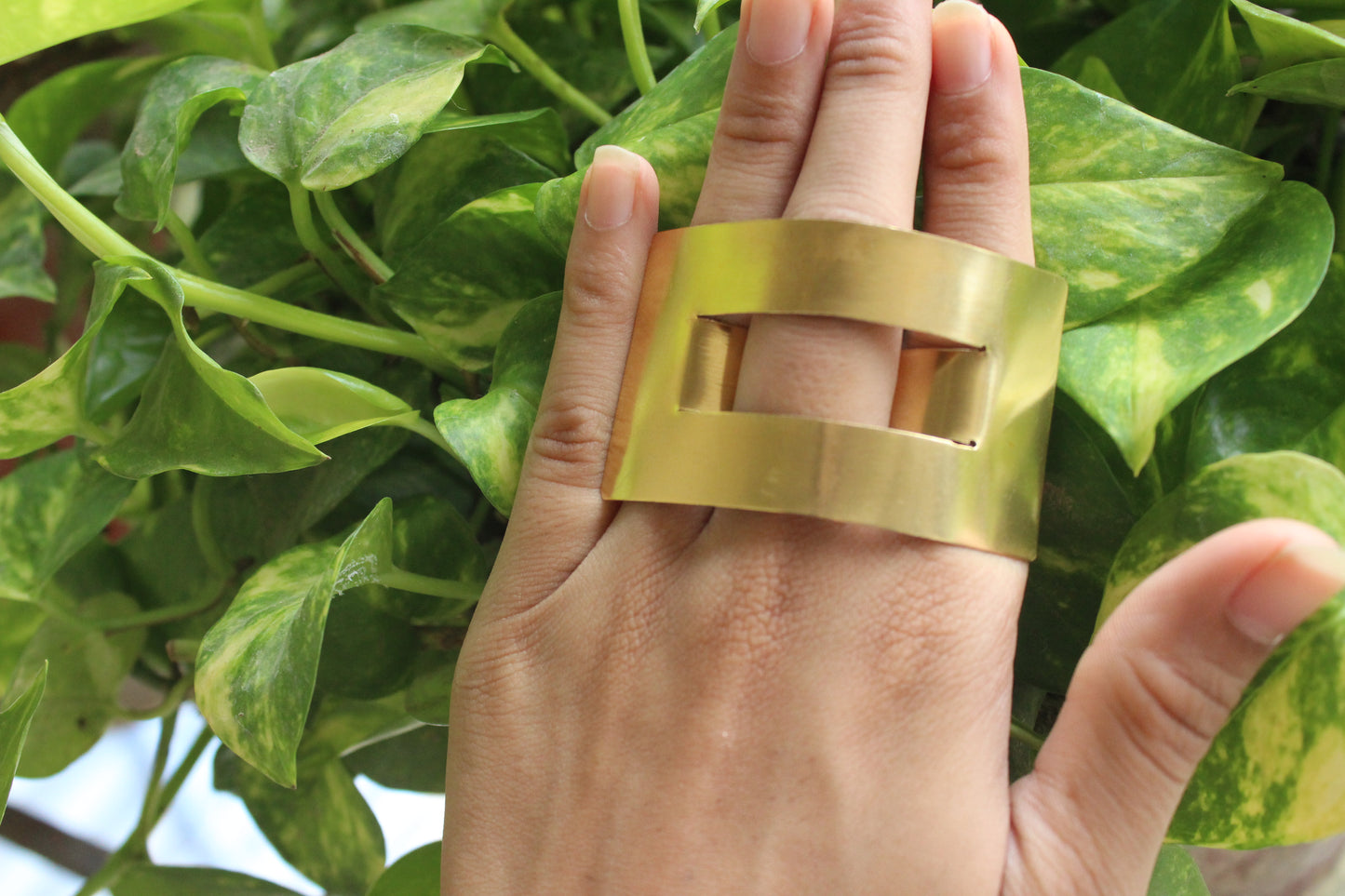Golden Cocktail Ring - The Bling Girll
