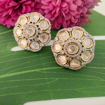 Polki Stud Earring