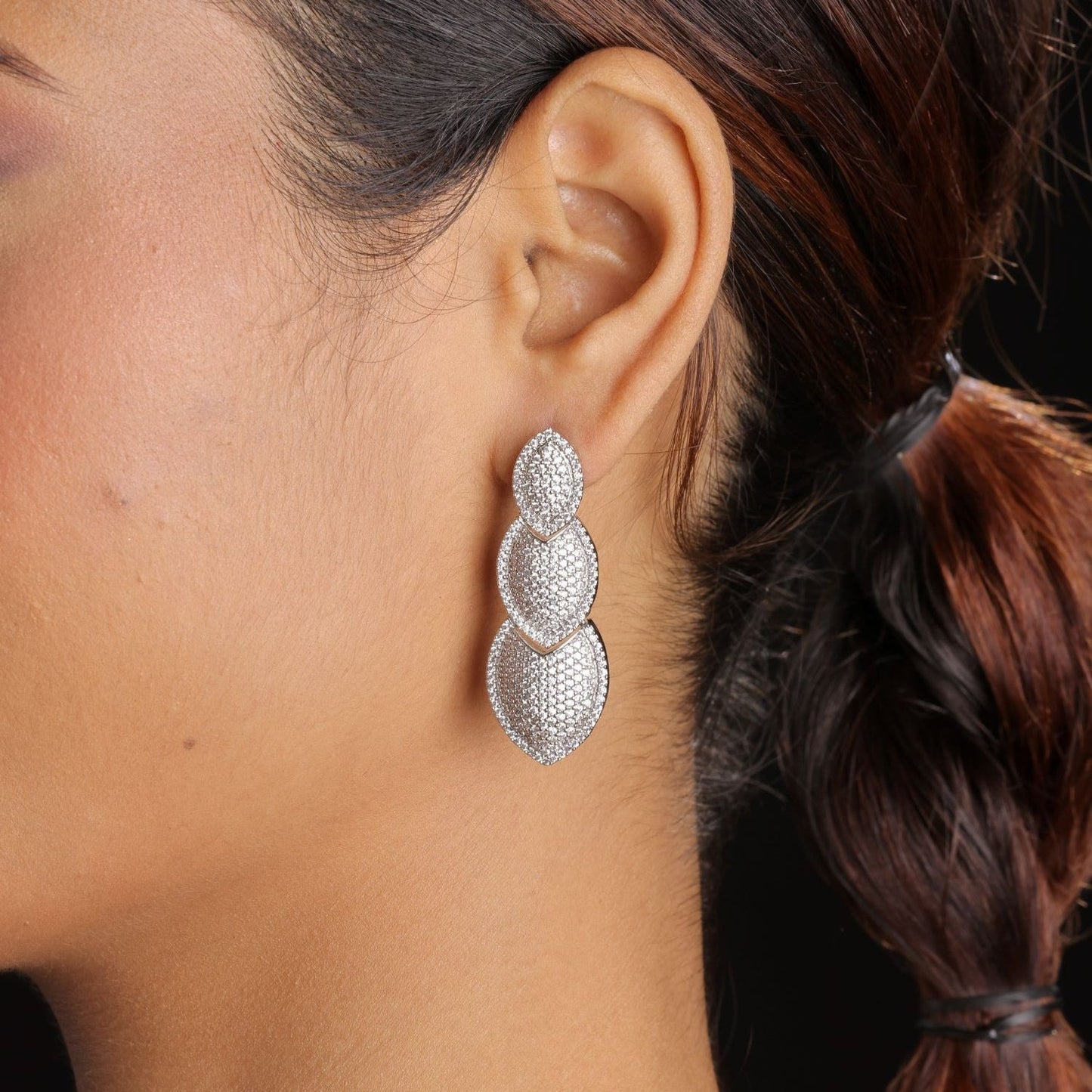 Synthetic Stone Dangle Drop Earring