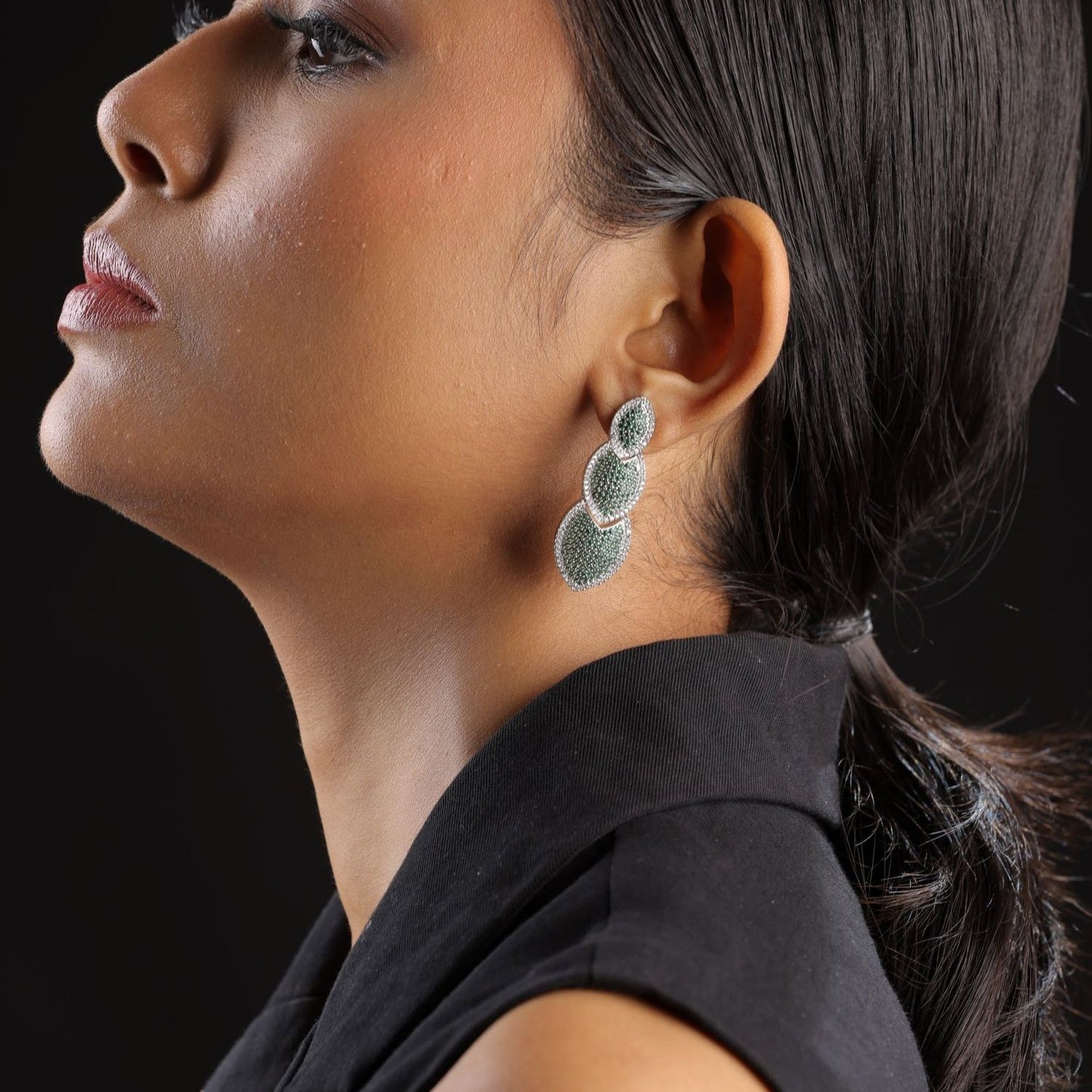 Synthetic Stone Dangle Drop Earring