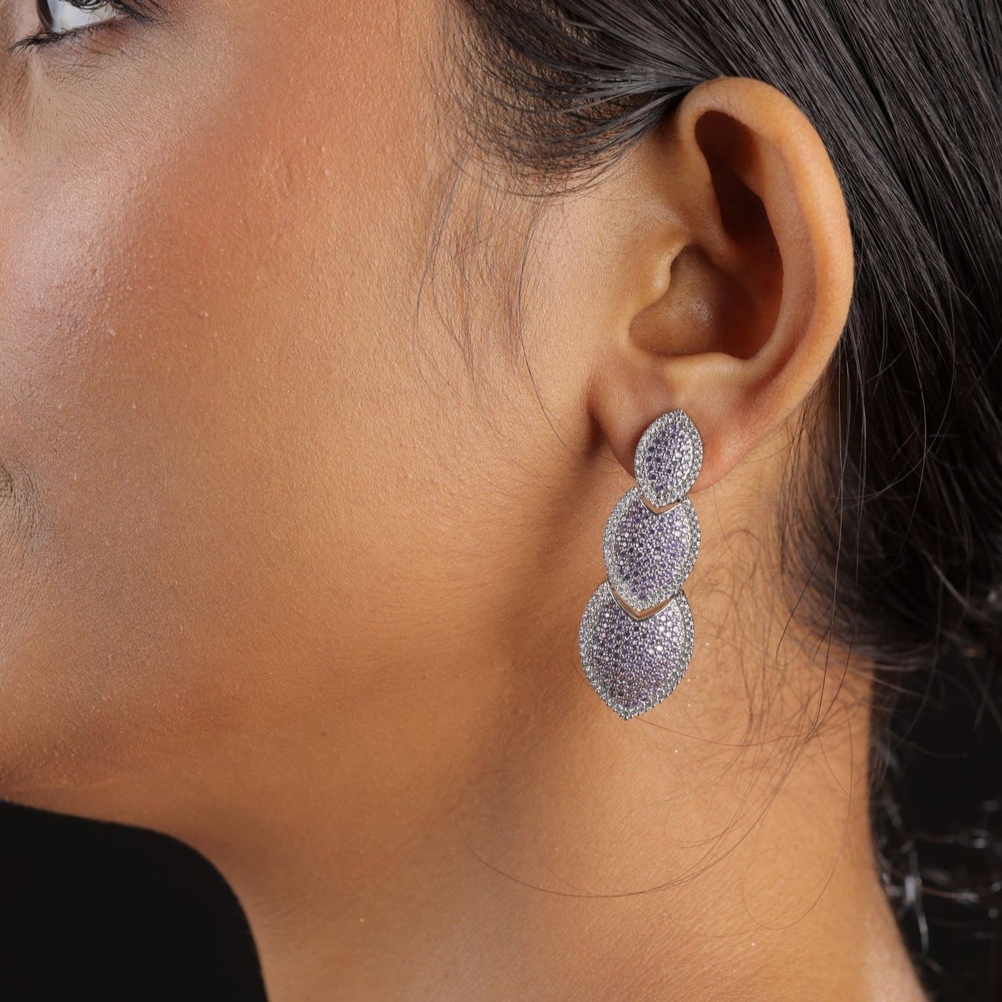 Synthetic Stone Dangle Drop Earring