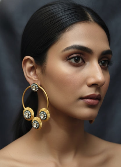 Daisy Statement Earring