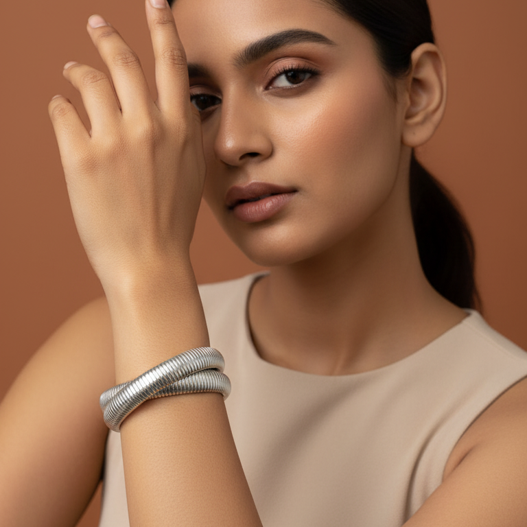 Triple Coil Bracelet