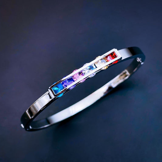 Rainbow Multi Colour Stainless Steel Bracelet