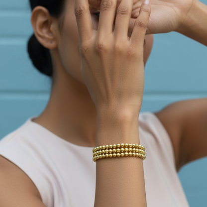 Three Line Small Beats Bracelet