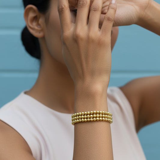 Three Line Small Beats Bracelet