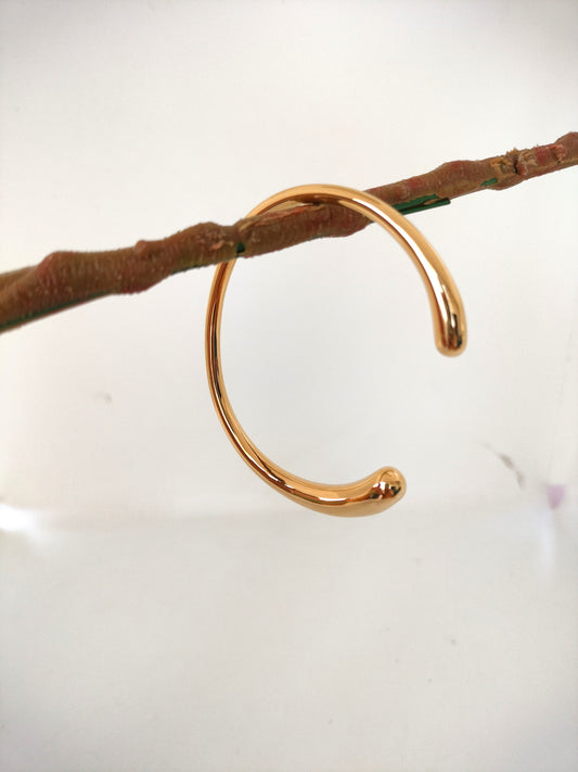 Glossy Golden Cuff Kada