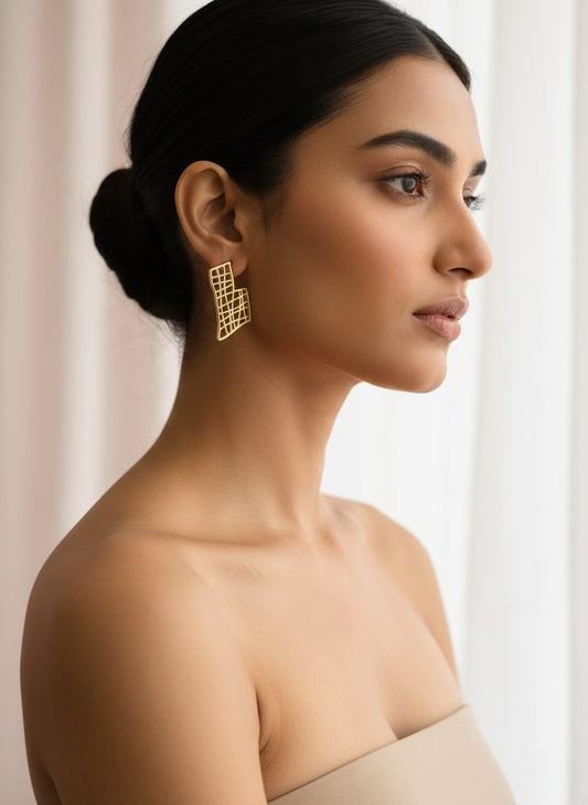 Western Hoops Earring