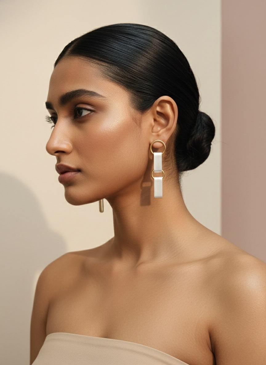 Silver Long Danglers