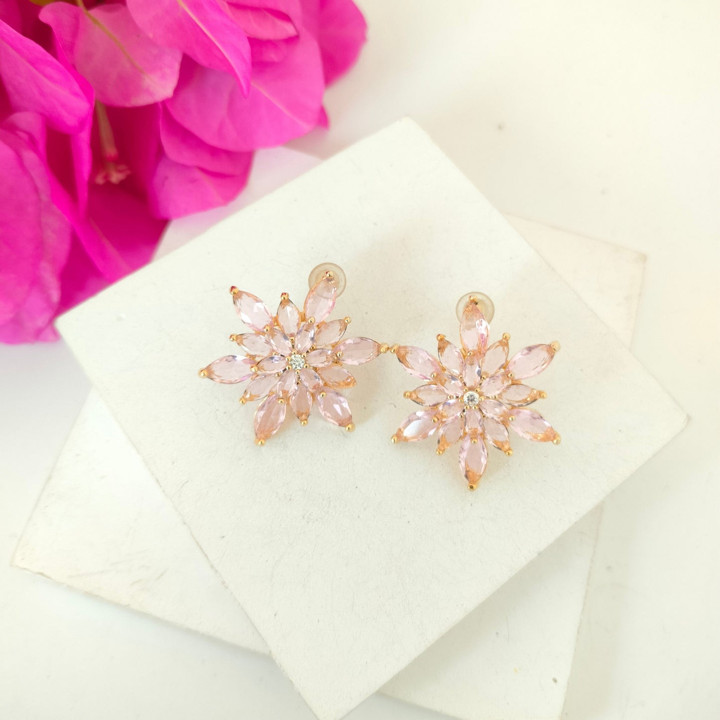 Crystal Flower Earring