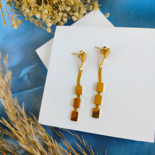 Golden Dangle & Drop Earring