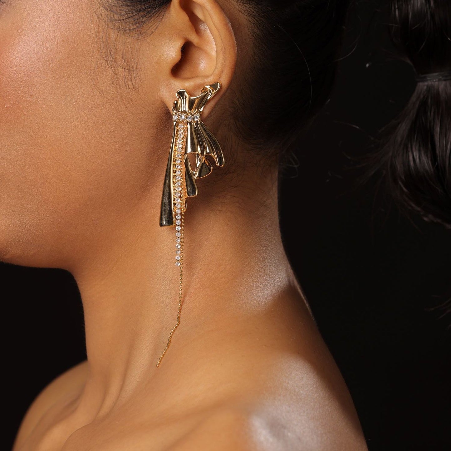 Silver Dangle Drop Earring